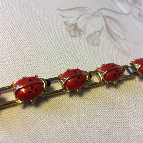 Vintage Ladybug Bracelet - Picture 2 of 5